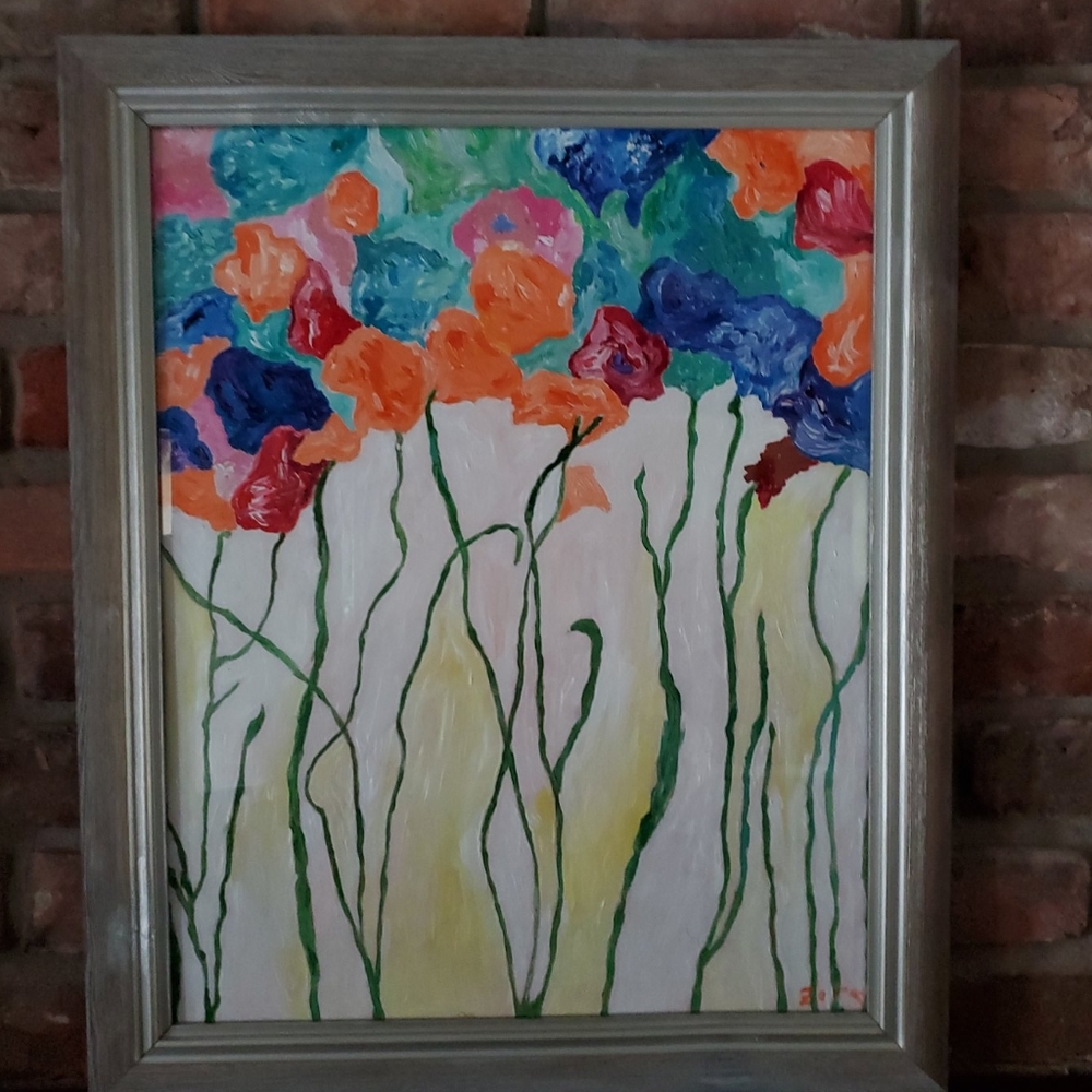 Acrylic custom 16X20 painting by Zora